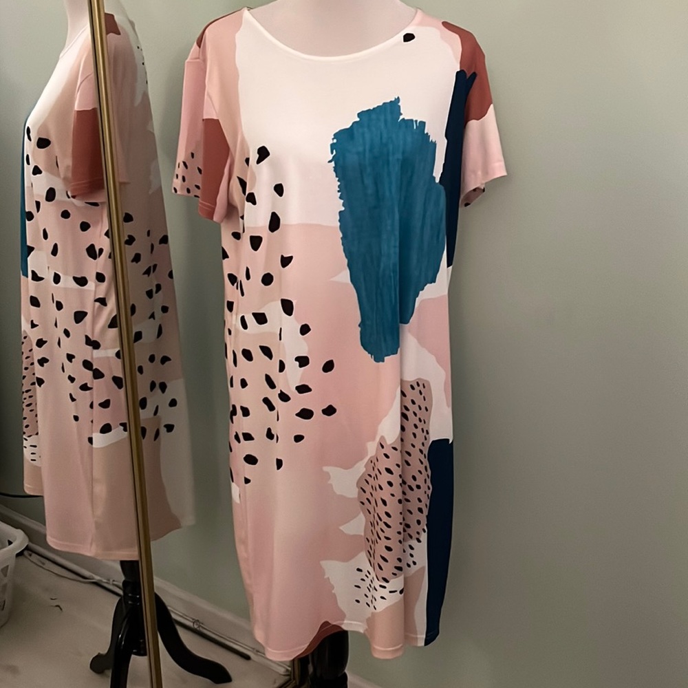 Artsy Printed Dress